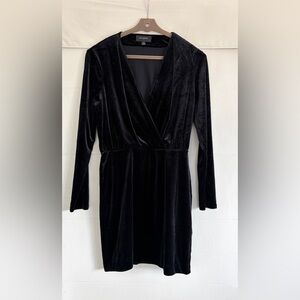 Banana Republic Black Velvet Dress